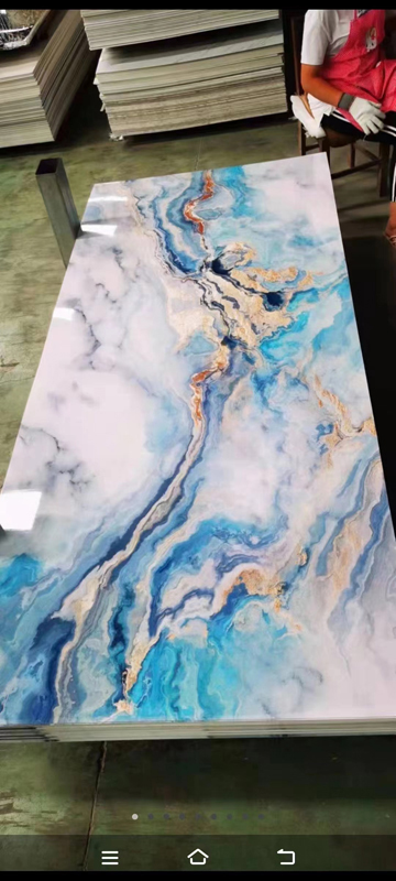 3D Printed PVC Marble-like Slab
