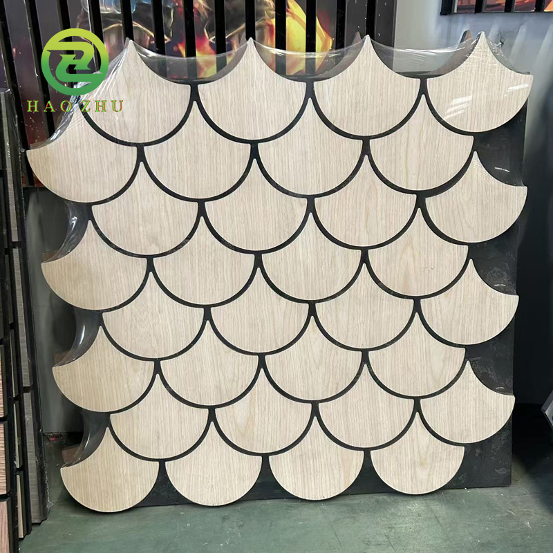 Wood strip sound-absorbing panels